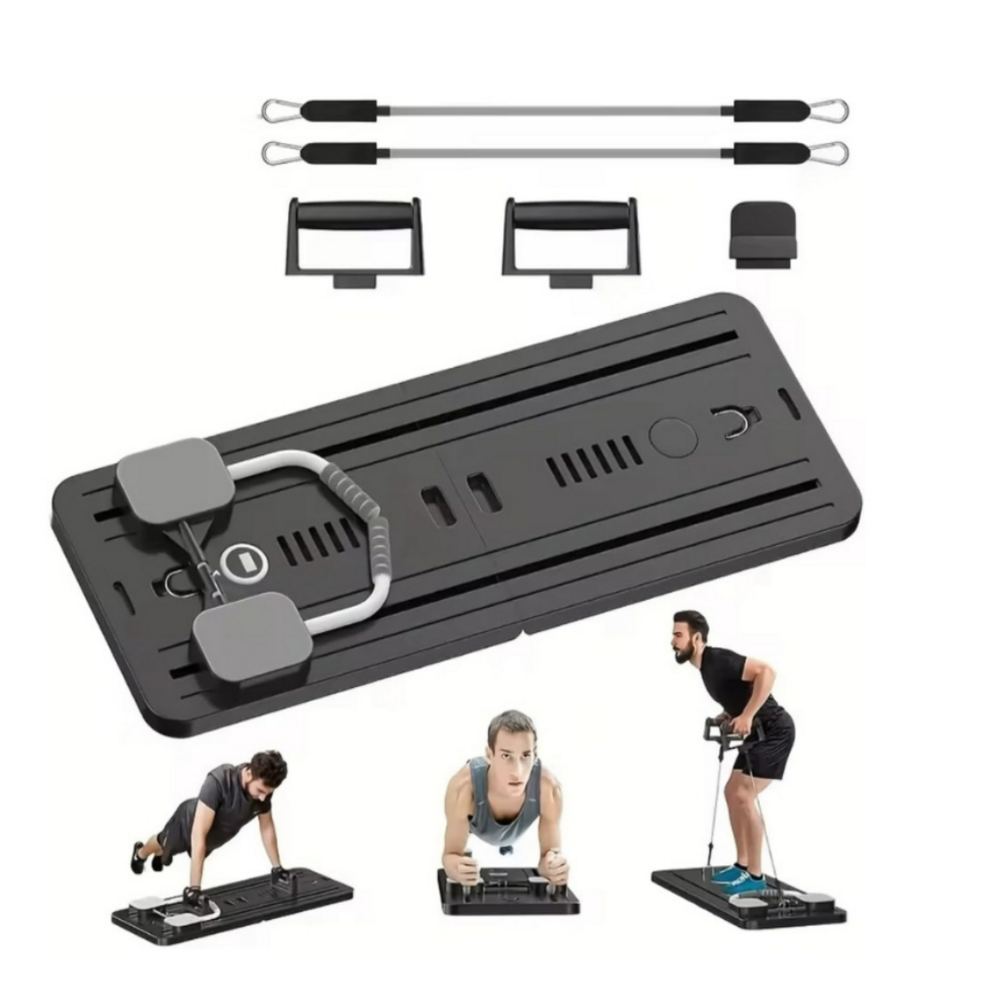 WIELOFUNKCYJNA DESKA DO ĆWICZEŃ Z LICZNIKIEM - CZARNA - obrazek 2