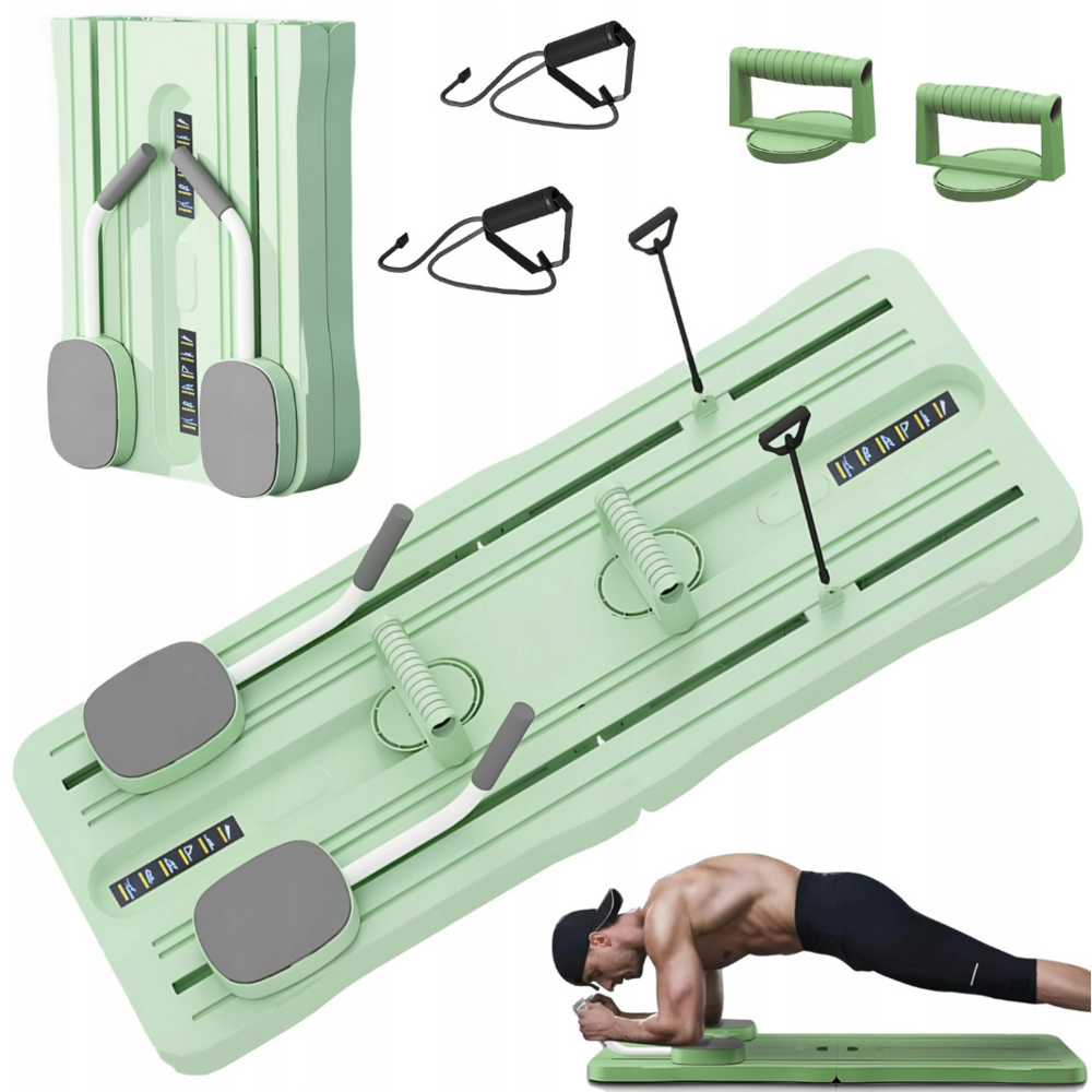 WIELOFUNKCYJNA DESKA DO ĆWICZEŃ - ZIELONA - obrazek 2