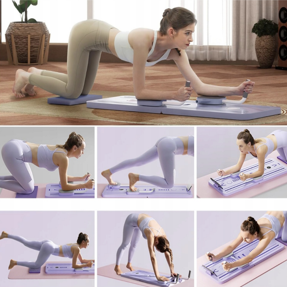 WIELOFUNKCYJNA DESKA DO ĆWICZEŃ - FIOLETOWA - obrazek 5