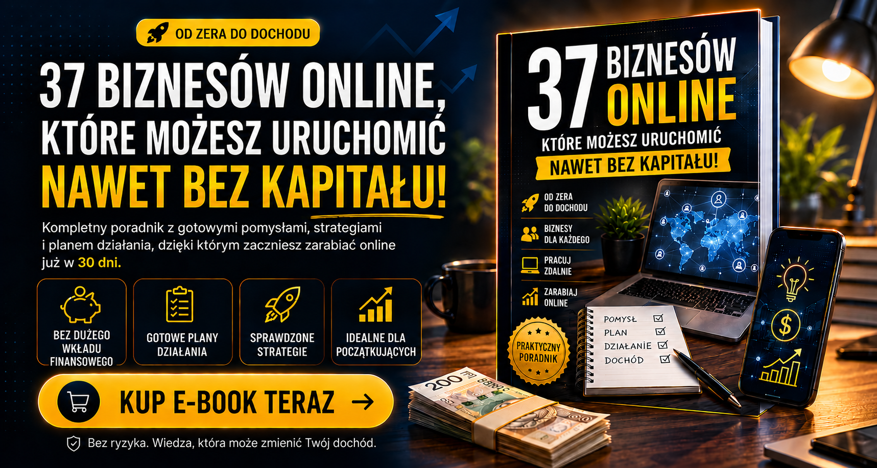 37 BIZNESÓW ONLINE KTÓRE DZIAŁAJĄ!